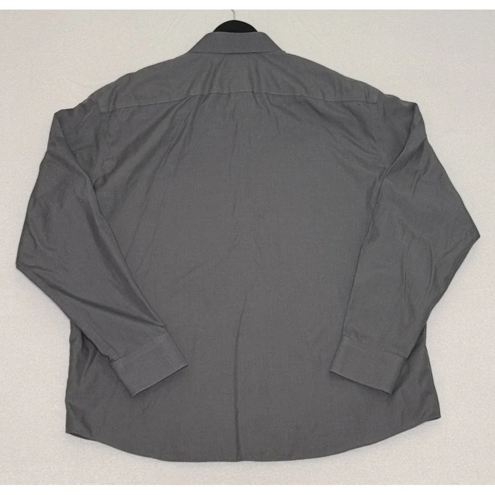 UNTUCKit Shirt Adult 2XL XXL Gray Button Up‎ Long Sleeve Casual Mens - Picture 3 of 6